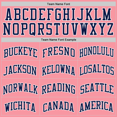 Custom Medium Pink Navy-White Authentic Basketball Jersey