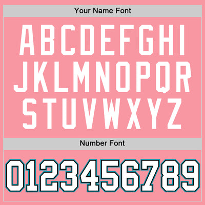 Custom Medium Pink White Black-Teal Authentic Basketball Jersey