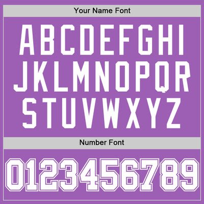 Custom Medium Purple White Authentic Basketball Jersey