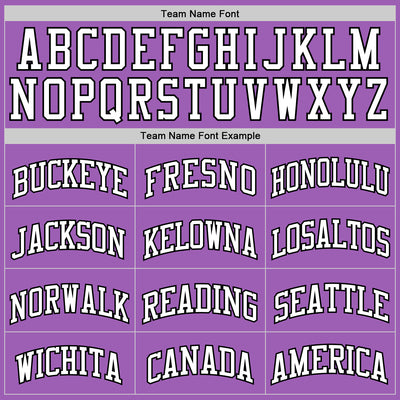 Custom Medium Purple White-Black Authentic Basketball Jersey