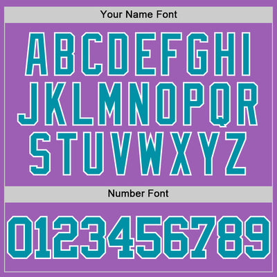 Custom Medium Purple Teal-White Authentic Basketball Jersey