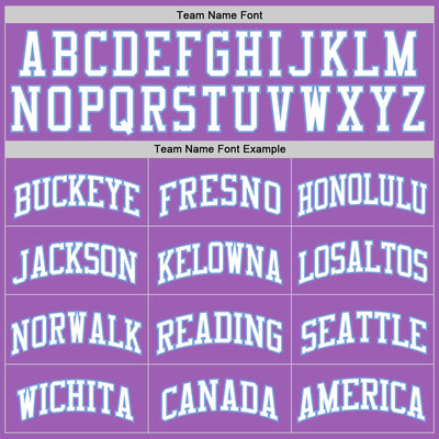 Custom Medium Purple White-Light Blue Authentic Basketball Jersey