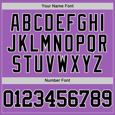Custom Medium Purple Black-White Authentic Basketball Jersey