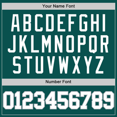 Custom Midnight Green White-Gray Authentic Basketball Jersey