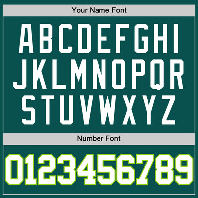 Custom Midnight Green White-Neon Green Authentic Basketball Jersey