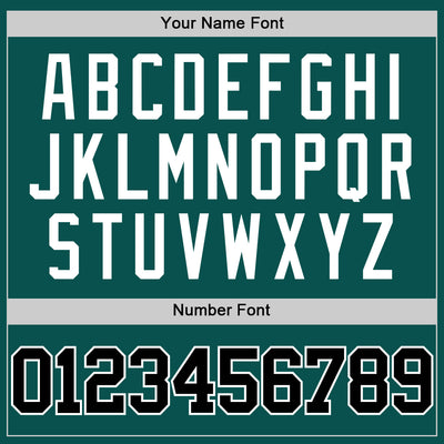 Custom Midnight Green Black-White Authentic Basketball Jersey