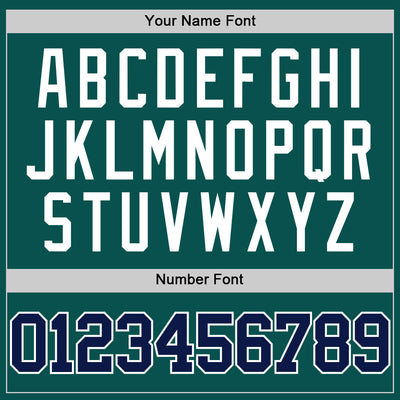 Custom Midnight Green Navy-White Authentic Basketball Jersey