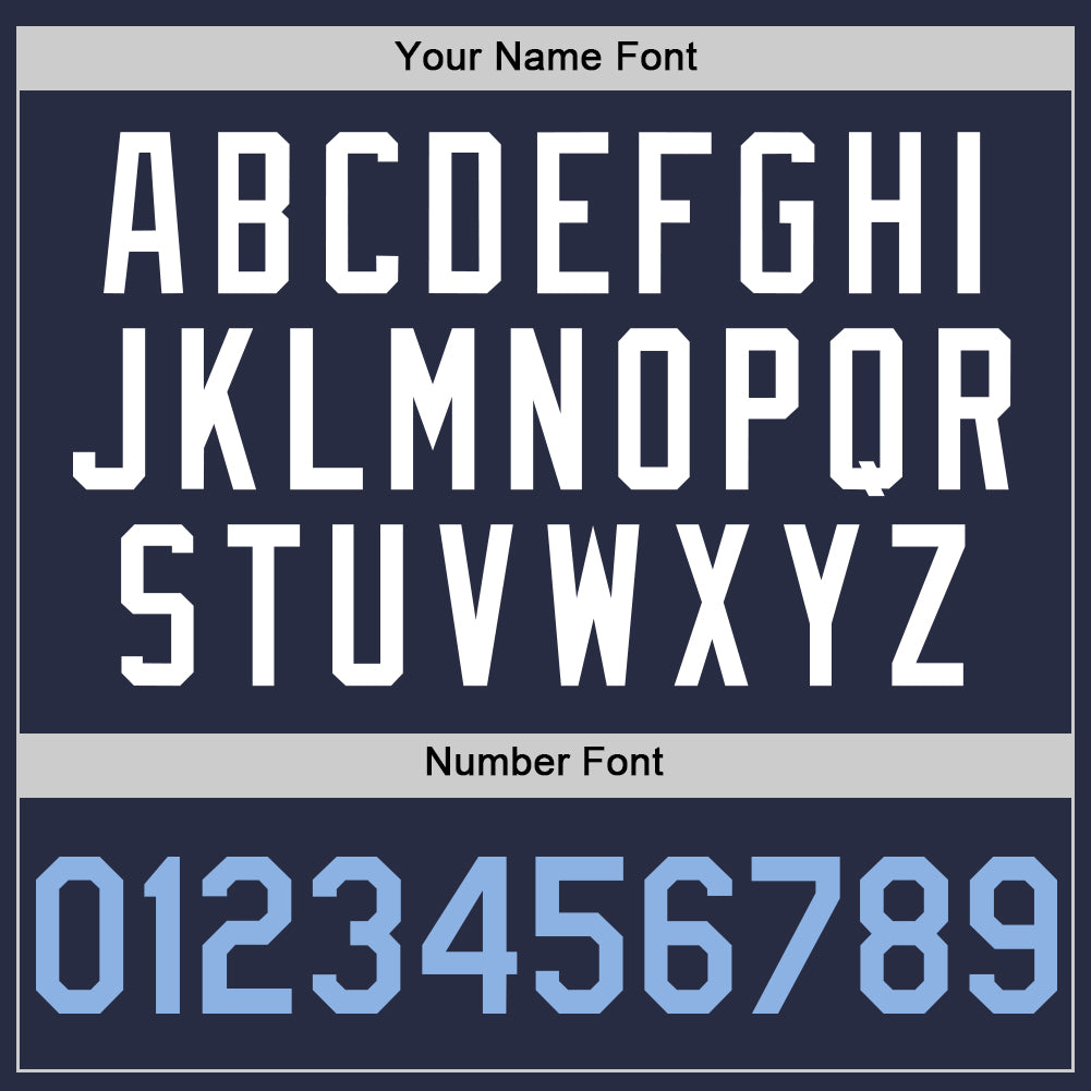 Custom Navy Light Blue-White Mesh Authentic Throwback Baseball Jersey