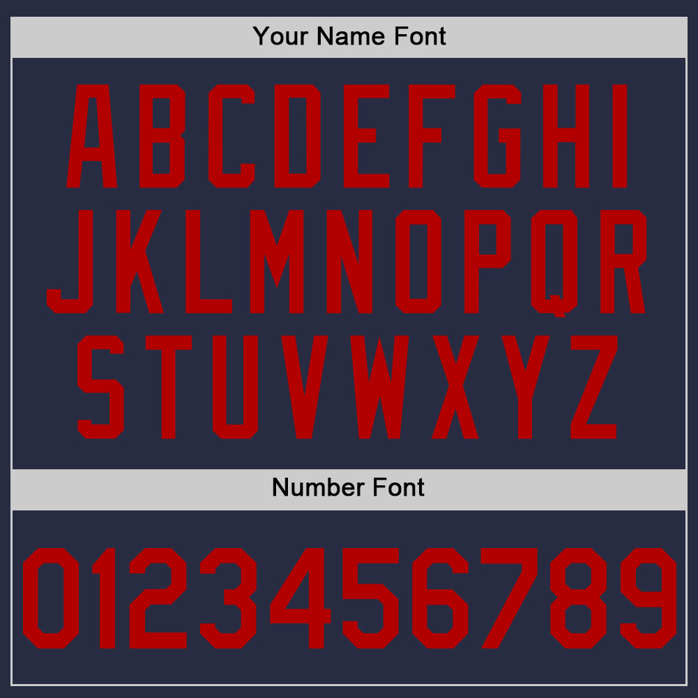 Custom Navy Red Mesh Authentic Throwback Baseball Jersey