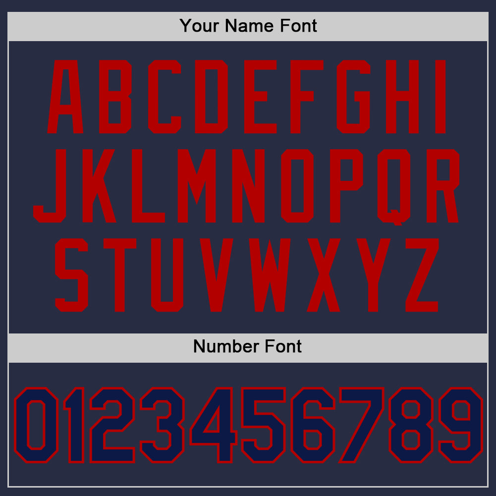 Custom Navy Red Mesh Authentic Throwback Baseball Jersey