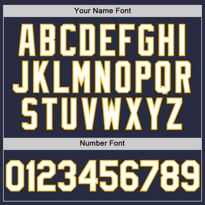 Custom Navy White-Gold Mesh Authentic Throwback Baseball Jersey