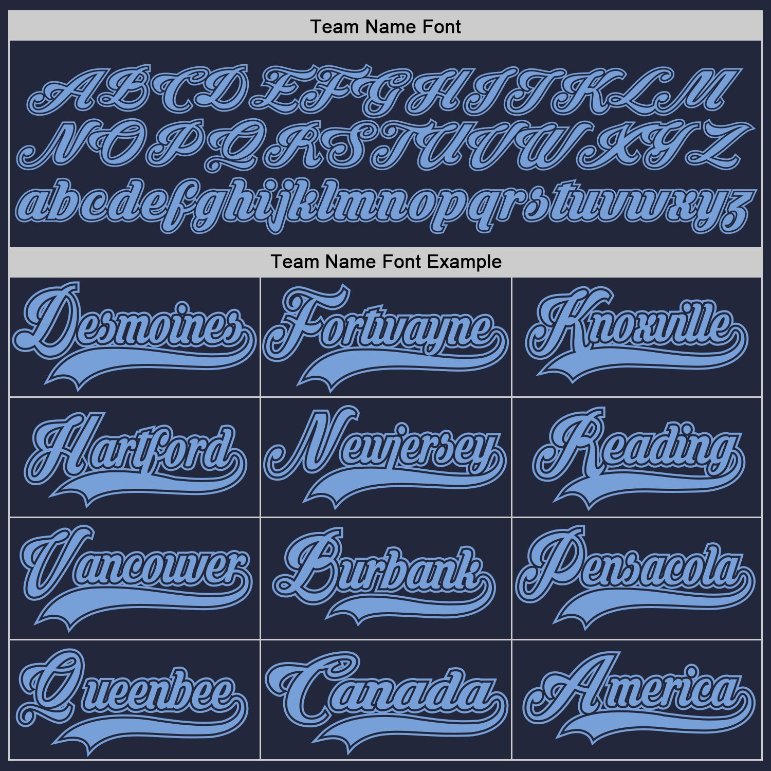 Custom Navy Light Blue Hockey Jersey