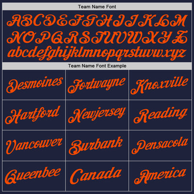 Custom Navy Gold-Orange Authentic Throwback Basketball Jersey