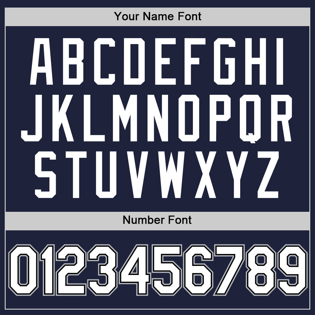 Custom Navy White Black-Gray Authentic Throwback Basketball Jersey