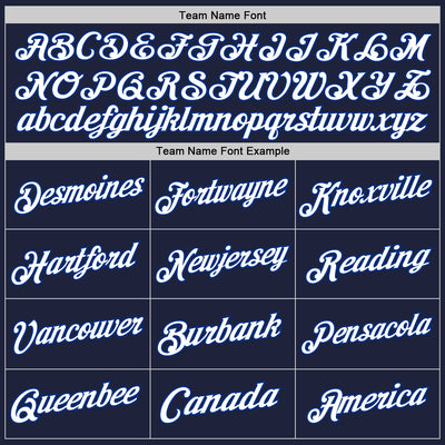 Custom Navy Royal-White Authentic Throwback Basketball Jersey