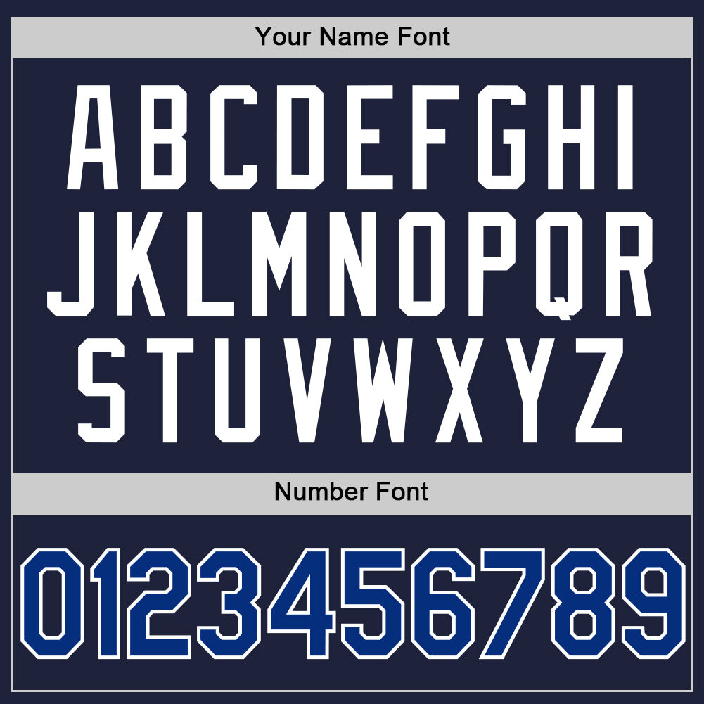 Custom Navy Royal-White Authentic Throwback Basketball Jersey