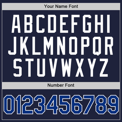 Custom Navy Royal-White Authentic Throwback Basketball Jersey