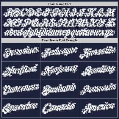 Custom Navy White Authentic Throwback Basketball Jersey