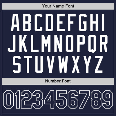 Custom Navy White Authentic Throwback Basketball Jersey