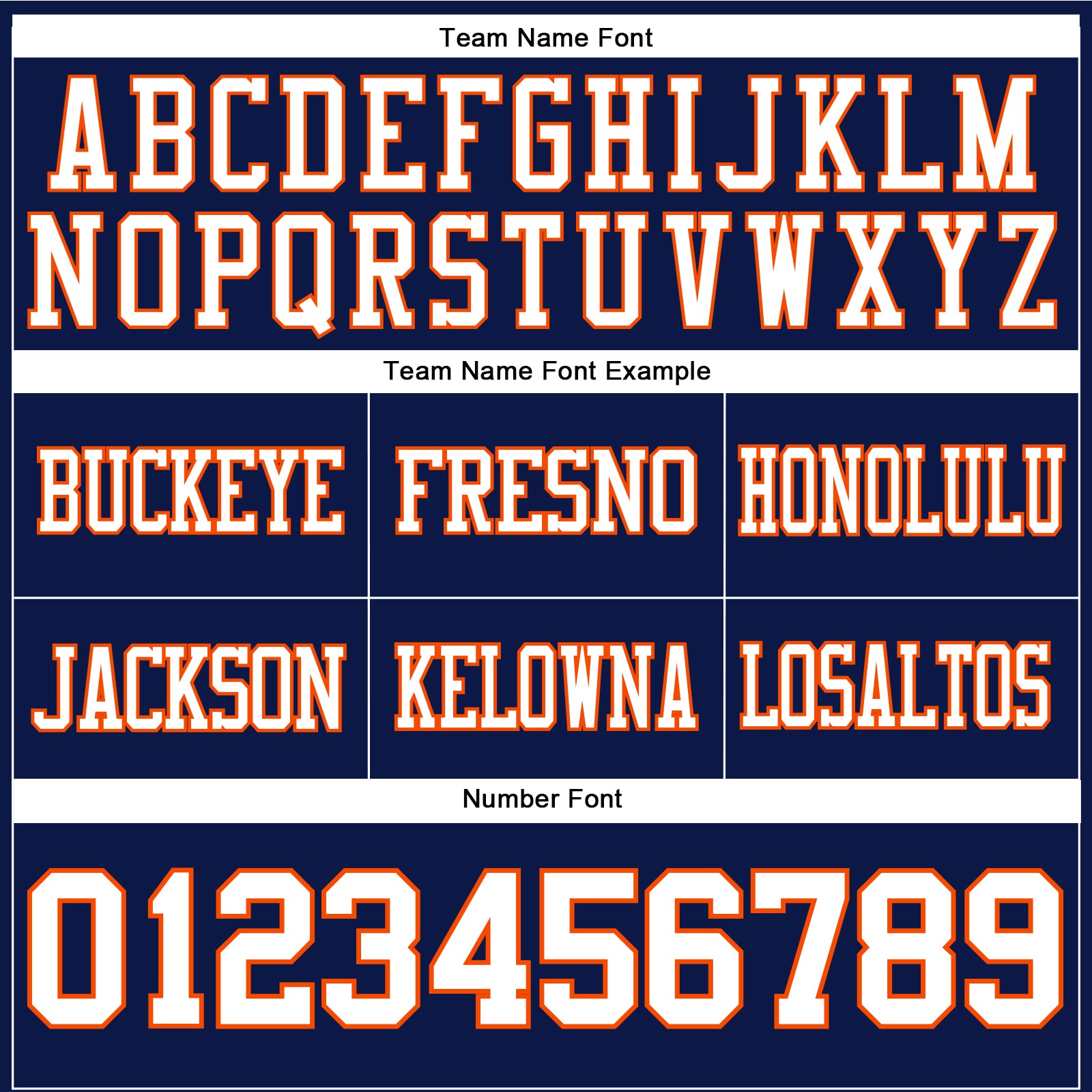 Custom Navy White-Orange Authentic Football Jersey