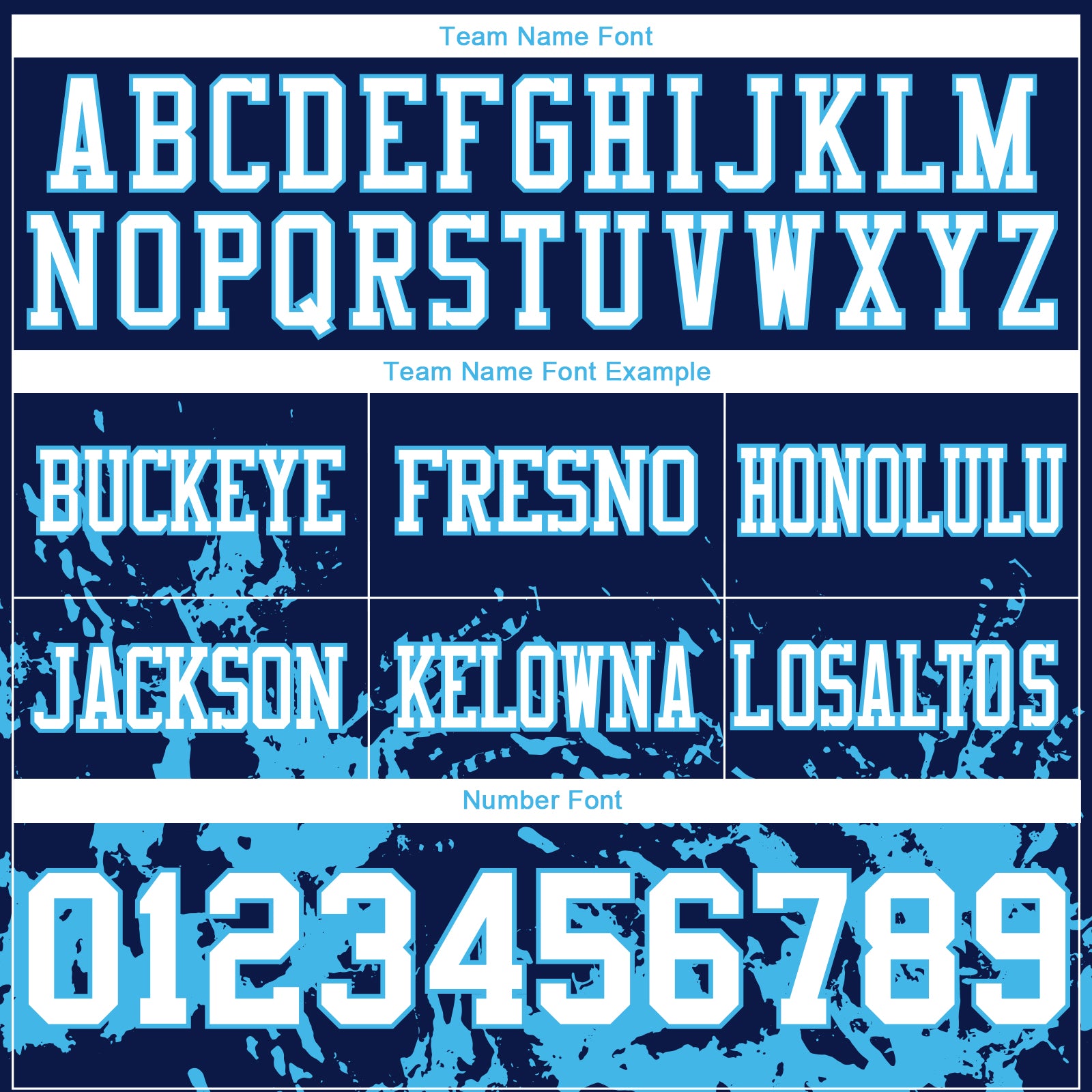 Custom Navy White-Sky Blue 3D Pattern Splash Authentic Football Jersey