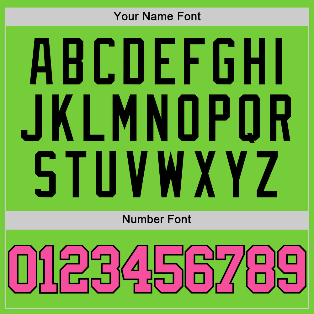 Custom Neon Green Pink-Black Authentic Basketball Jersey