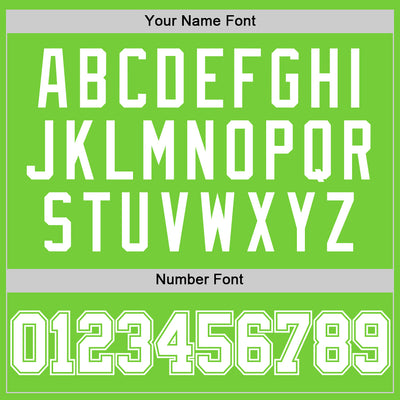 Custom Neon Green White Authentic Basketball Jersey