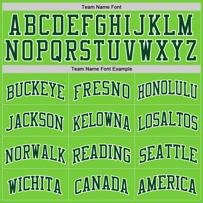 Custom Neon Green Green-White Authentic Basketball Jersey