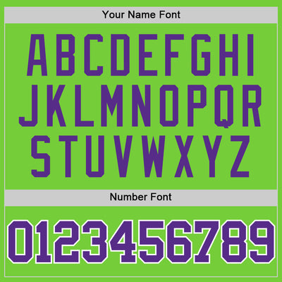 Custom Neon Green Purple-White Authentic Basketball Jersey