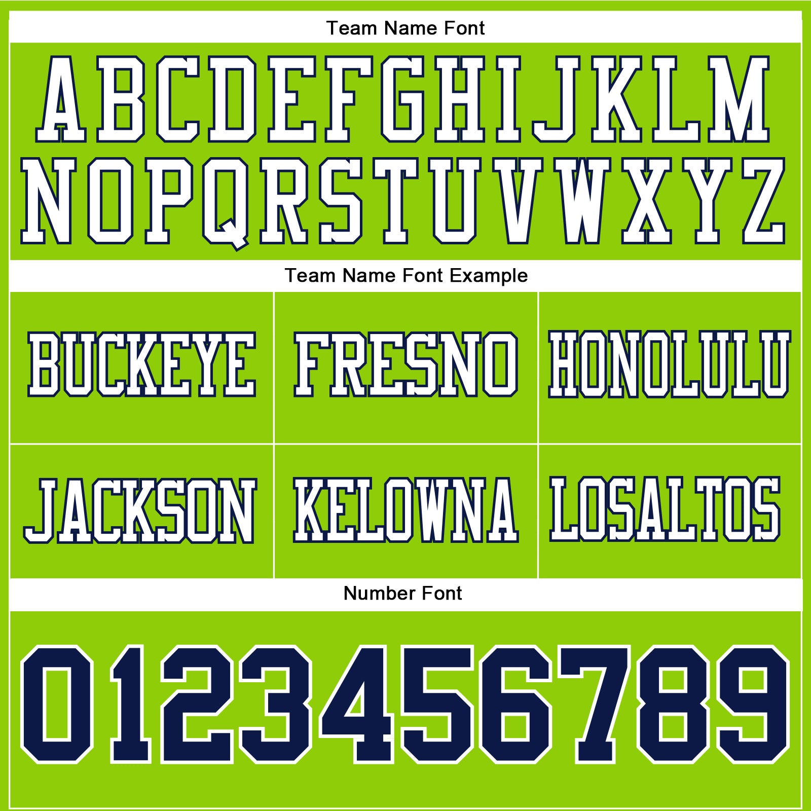 Custom Neon Green Navy-White Authentic Football Jersey