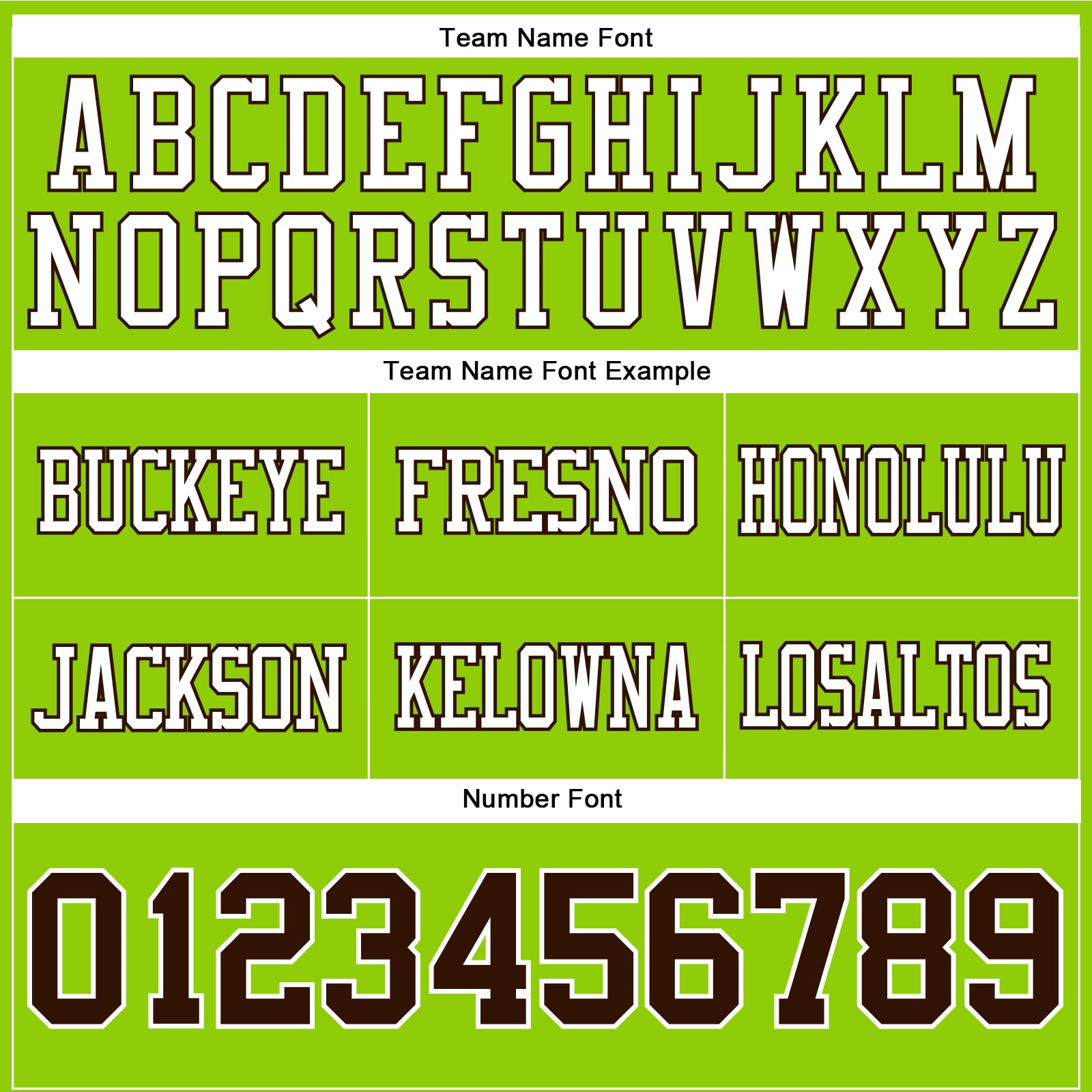 Custom Neon Green Brown-White Authentic Football Jersey