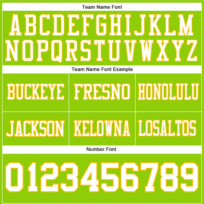 Custom Neon Green White-Gold Authentic Football Jersey