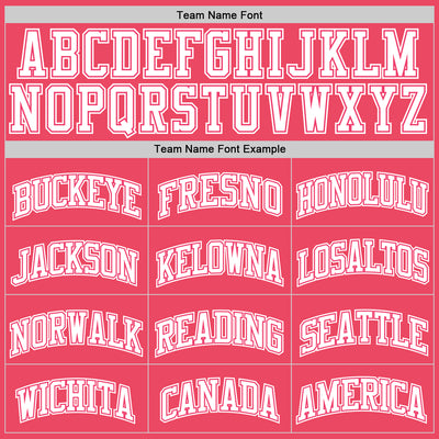 Custom Neon Pink White Authentic Basketball Jersey