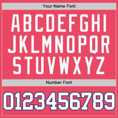 Custom Neon Pink White-Royal Authentic Basketball Jersey