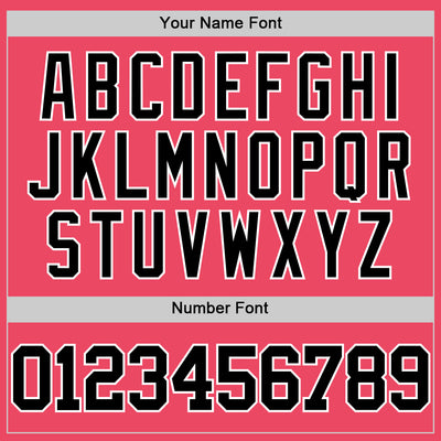 Custom Neon Pink Black-White Authentic Basketball Jersey