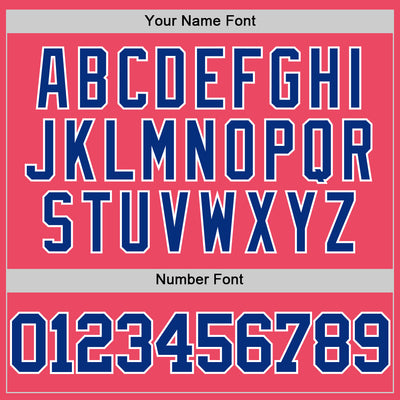 Custom Neon Pink Royal-White Authentic Basketball Jersey