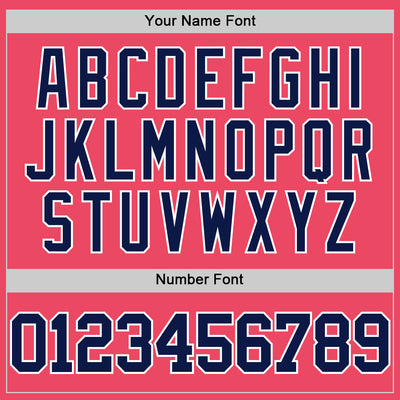 Custom Neon Pink Navy-White Authentic Basketball Jersey