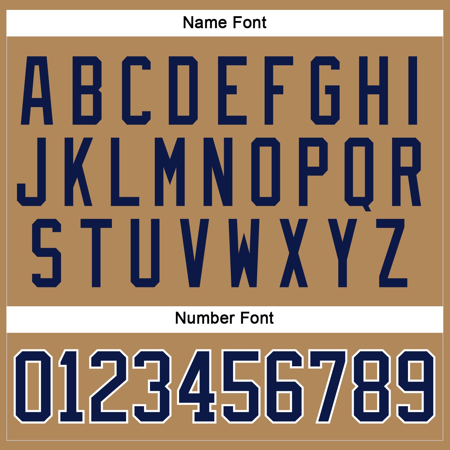 Custom Old Gold Navy-White Hockey Jersey