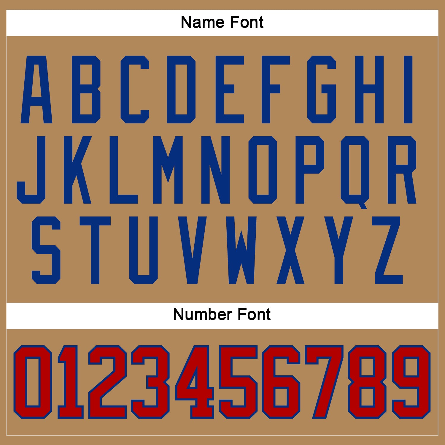 Custom Old Gold Red-Royal Hockey Jersey