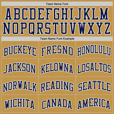 Custom Old Gold Navy-White Authentic Basketball Jersey