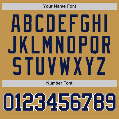 Custom Old Gold Navy-White Authentic Basketball Jersey