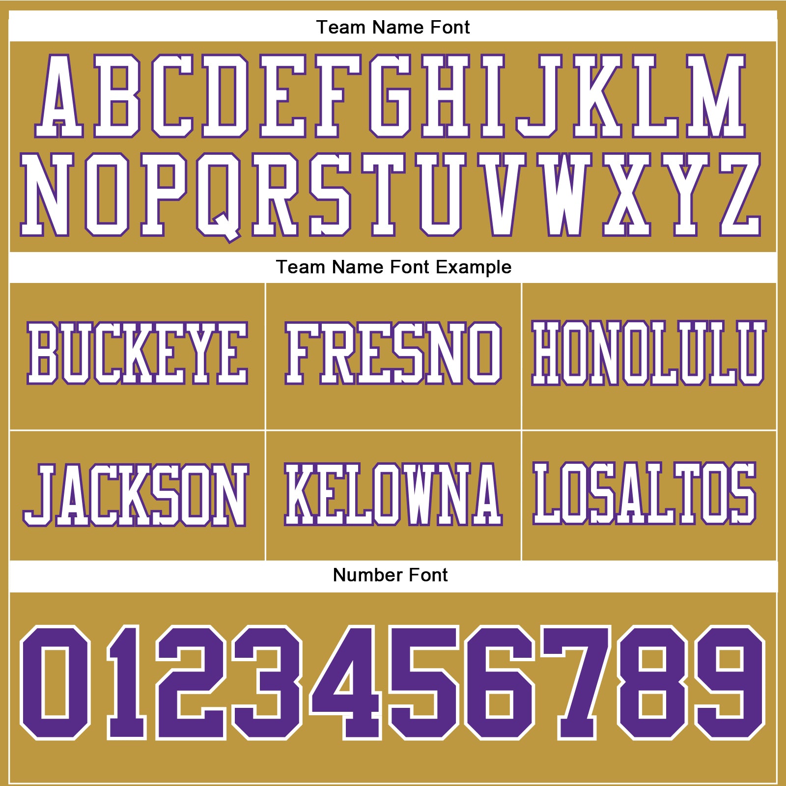 Custom Old Gold Purple-White Authentic Football Jersey