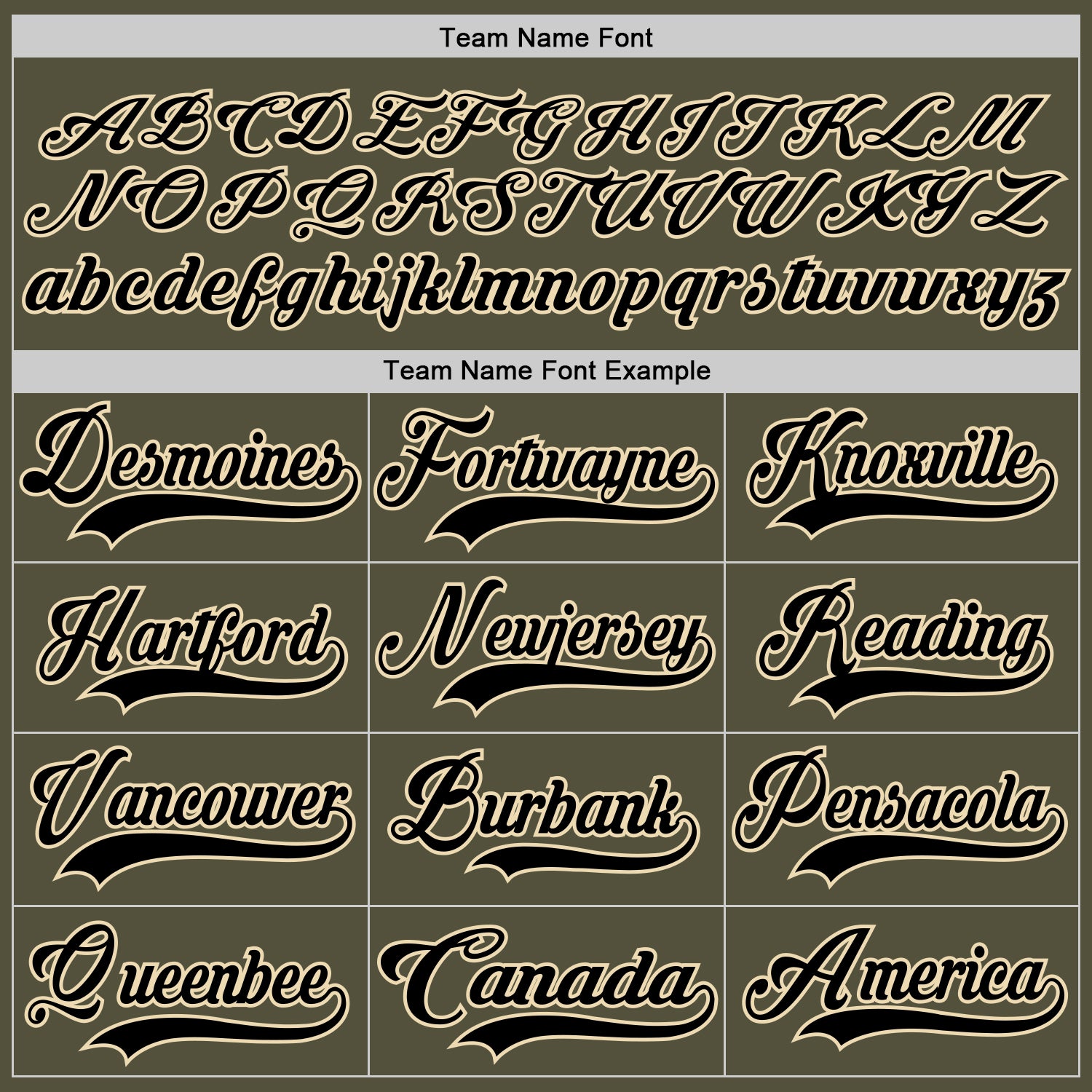 Custom Olive Black-Cream Salute To Service Hockey Jersey