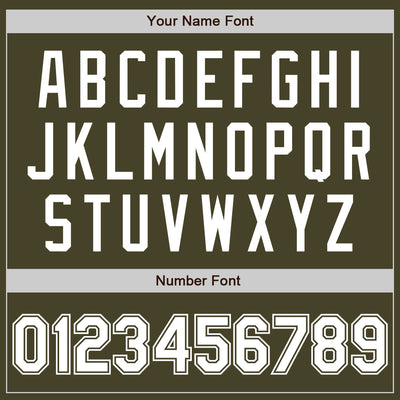 Custom Olive White Authentic Salute To Service Baseball Jersey