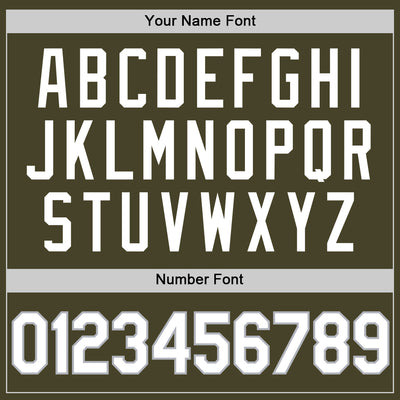 Custom Olive White-Gray Authentic Throwback Salute To Service Basketball Jersey