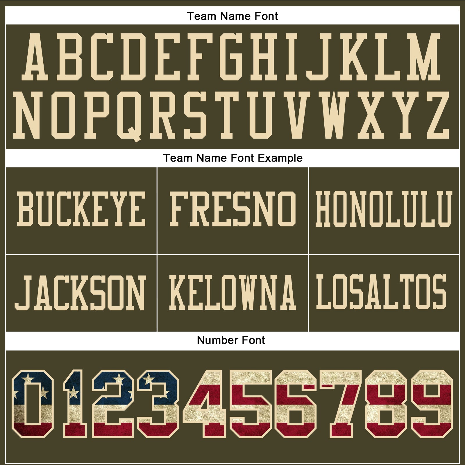 Custom Olive Vintage USA Flag-Cream Authentic Salute To Service Football Jersey