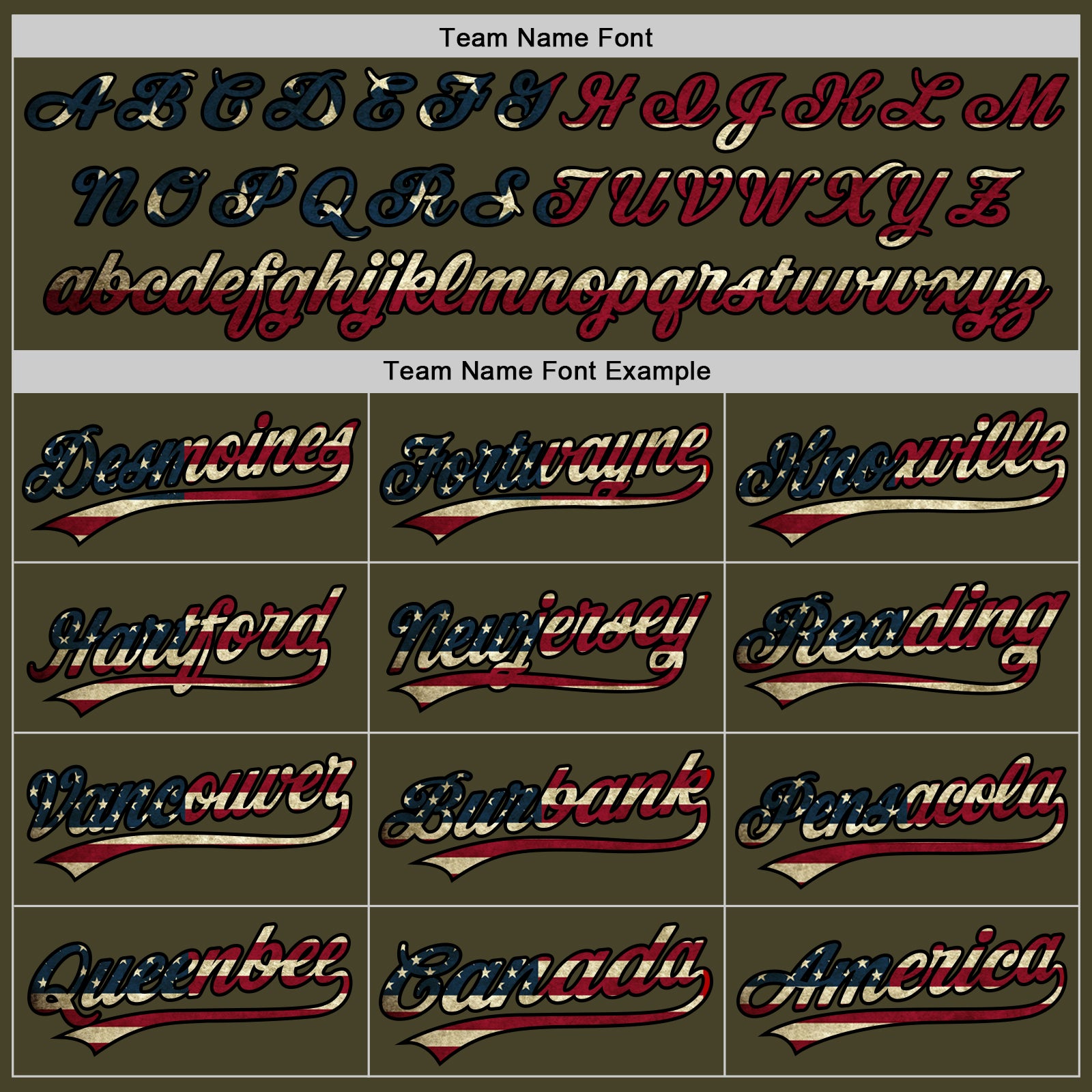 Custom Stitched Olive Vintage USA Flag-Black Baseball Pullover Sweatshirt Hoodie