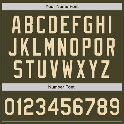 Custom Stitched Olive Cream-Olive Baseball Pullover Sweatshirt Hoodie