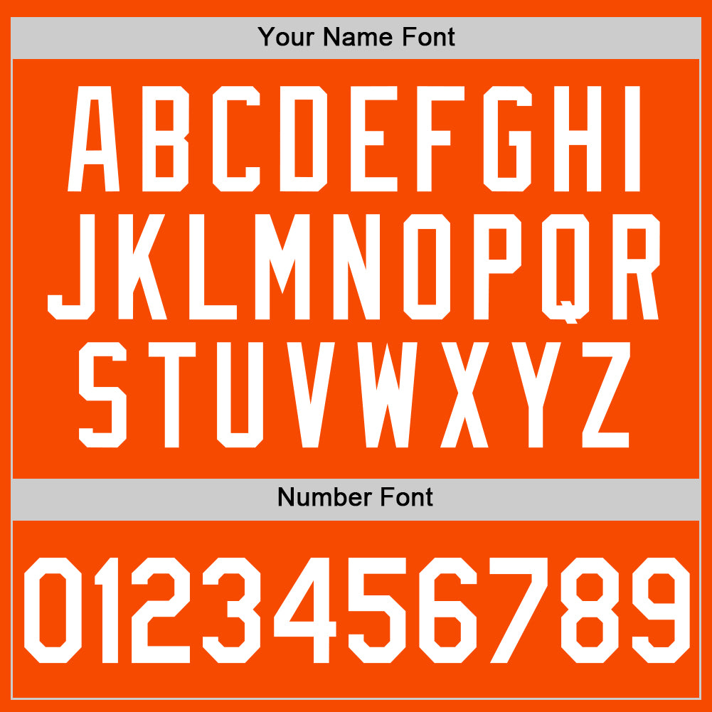 Custom Orange White Authentic Throwback Basketball Jersey