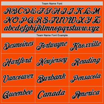 Custom Orange Black-Gray Authentic Throwback Basketball Jersey